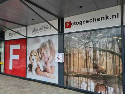 Foto tekst of logo op raamsticker