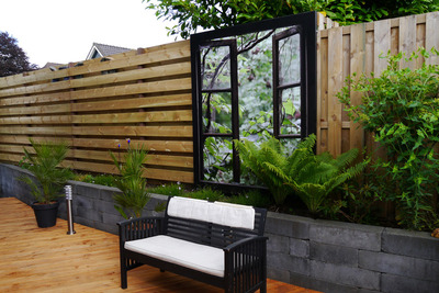 Buitencanvas – ook wel tuinposter op houten frame
