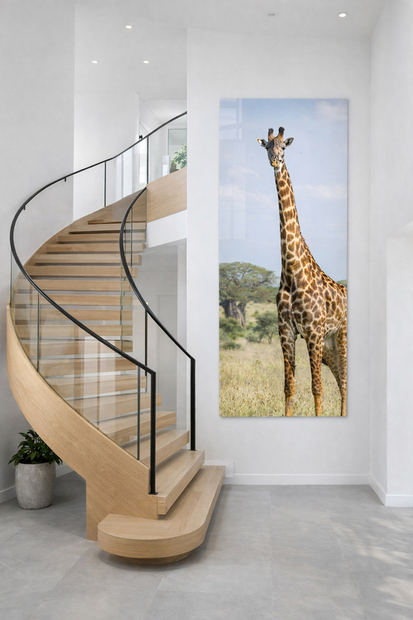 Plexiglas foto in hal